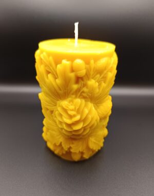 "Barokk virágmintás" gyertya